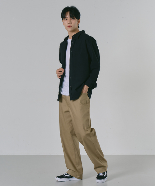 LXT（エルエックスティー）の「サマーコットンリネンセミオーバーシャツ[ブラック]（シャツ/ブラウス・レディース・その他・LARGE/MEDIUM/XX-LARGE/X-LARGE）」の2枚目の写真