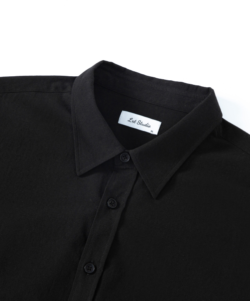 LXT（エルエックスティー）の「サマーコットンリネンセミオーバーシャツ[ブラック]（シャツ/ブラウス・レディース・その他・LARGE/MEDIUM/XX-LARGE/X-LARGE）」の4枚目の写真