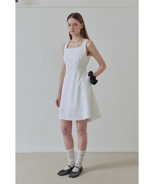 AFTERHOURS(アフターアワーズ)の「FLUID MIDI DRESS (WHITE)(ワンピース・レディース・その他・FREE)」の2枚目の写真