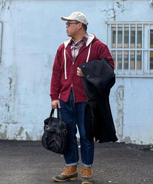 GAINSBORO(ゲインズボロ)の「2WAY シグネチャー1 フードジップアップ_バーガンディ(パーカー・レディース・その他・X-LARGE/LARGE)」の10枚目の写真