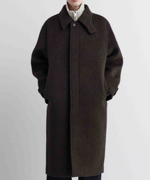 FABREGAT（ファブレガ）の「ベルキンウールバルマカンロングコート（ダークブラウン）（チェスターコート）」