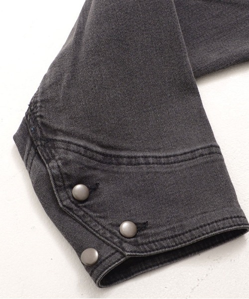 HANES(ヘインズ)の「『Hanes/ヘインズ』カバーオール(デニムジャケット・メンズ・サックスブルー/ブラック/ブルー/ネイビー・M/LL/L)」の19枚目の写真