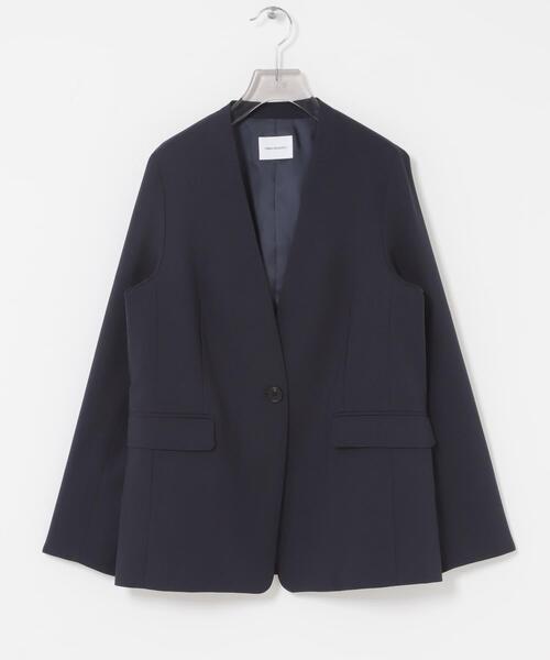 URBAN RESEARCH（アーバンリサーチ）の「『セットアップ対応』ノーカラージャケット（ノーカラージャケット・レディース・ネイビー/ブラック・36/38/40）」の10枚目の写真