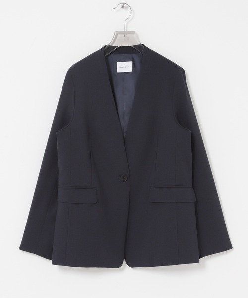 URBAN RESEARCH(アーバンリサーチ)の「ノーカラージャケット(ノーカラージャケット・レディース・ネイビー/ブラック・36/38/40)」の18枚目の写真