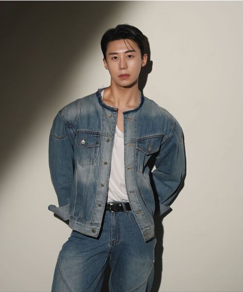 EYEUNDERSTAND（アイアンダスタンド）の「Twist Line Denim Pants ( Blue)（デニムパンツ・メンズ・その他・31inch）」の3枚目の写真