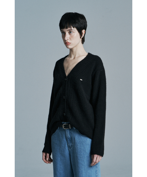 SYNERJYN(シナジン)の「JOY KNIT CARDIGAN BLACK(カーディガン/ボレロ・レディース・その他・ONE SIZE)」の2枚目の写真