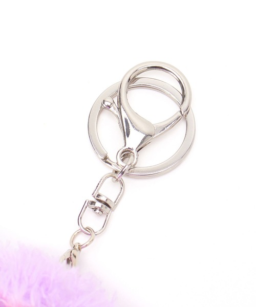 ROSE BUD(ローズバッド)の「(JAMMY FINGER)DOLL KEY CHARM(チャーム・レディース・グレー/パープル・ONE SIZE)」の11枚目の写真