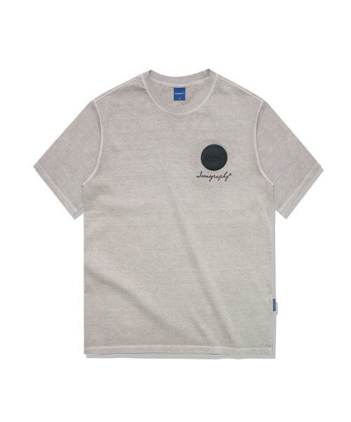 ICONOGRAPHY(アイコノグラフィー)の「PIGMENT EMBLEM SILICONE VOLUME PRINT OTB(Tシャツ/カットソー・レディース・ベージュ・MEDIUM/LARGE)」の1枚目の写真