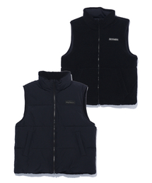 RAYFIKERS（レイフィカース）の「ウールボアリバーシブルデュアルベスト MP4JU805_BLACK（ダウンベスト）」