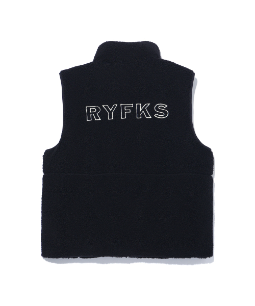 RAYFIKERS(レイフィカース)の「ウールボアリバーシブルデュアルベスト MP4JU805_BLACK(ダウンベスト・メンズ・その他・100/95/105)」の5枚目の写真