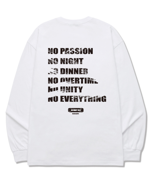 BARIGATE(バリゲート)の「NO 18:01 ロングスリーブ (BLS008) ホワイト(Tシャツ/カットソー・レディース・その他・SMALL/MEDIUM/LARGE/X-LARGE/XX-LARGE)」の3枚目の写真