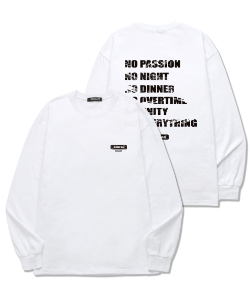 BARIGATE(バリゲート)の「NO 18:01 ロングスリーブ (BLS008) ホワイト(Tシャツ/カットソー・レディース・その他・SMALL/MEDIUM/LARGE/X-LARGE/XX-LARGE)」の4枚目の写真