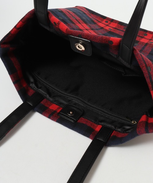 ROOTOTE(ルートート)の「ROOTOTE ドット&チェックフェルトトート(トートバッグ・メンズ・ブラック系その他/レッド系その他・FREE)」の21枚目の写真