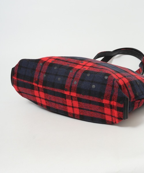 ROOTOTE(ルートート)の「ROOTOTE ドット&チェックフェルトトート(トートバッグ・メンズ・ブラック系その他/レッド系その他・FREE)」の20枚目の写真