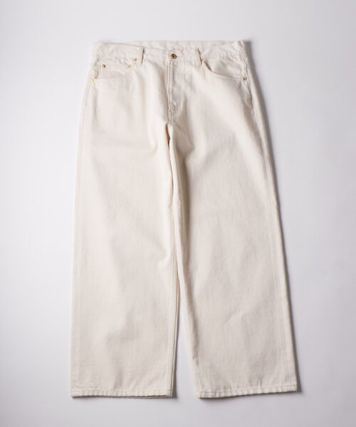 Sourcream(サワークリーム)の「【Sourcream】セルビッチデニムパンツ(デニムパンツ・レディース・ブラック/インディゴブルー/アイボリー・FREE)」の5枚目の写真