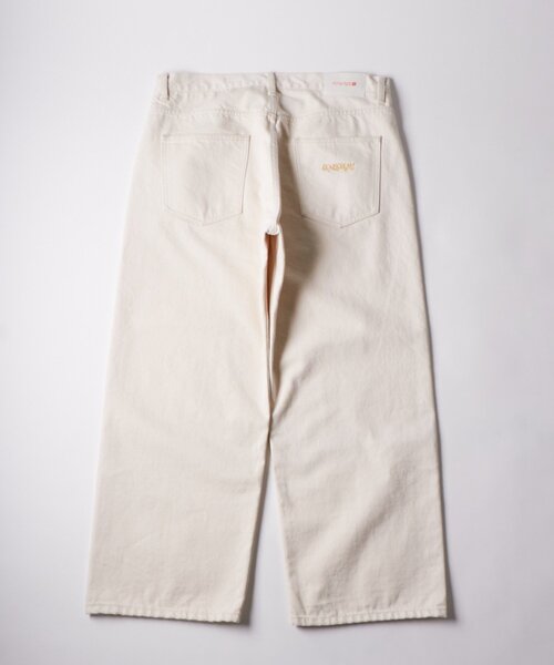 Sourcream(サワークリーム)の「【Sourcream】セルビッチデニムパンツ(デニムパンツ・レディース・ブラック/インディゴブルー/アイボリー・FREE)」の7枚目の写真