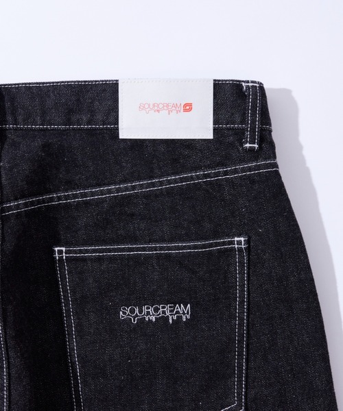 Sourcream（サワークリーム）の「【Sourcream】セルビッチデニムパンツ（デニムパンツ・レディース・ブラック/インディゴブルー・FREE）」の7枚目の写真