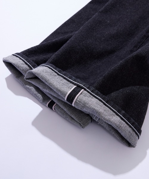 Sourcream（サワークリーム）の「【Sourcream】セルビッチデニムパンツ（デニムパンツ・レディース・ブラック/インディゴブルー・FREE）」の8枚目の写真