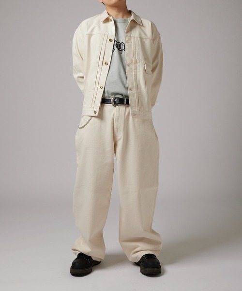 Sourcream（サワークリーム）の「【Sourcream】セルビッチデニムパンツ（デニムパンツ・レディース・ブラック/インディゴブルー/アイボリー・FREE）」の19枚目の写真