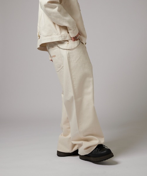 Sourcream（サワークリーム）の「【Sourcream】セルビッチデニムパンツ（デニムパンツ・レディース・ブラック/インディゴブルー/アイボリー・FREE）」の17枚目の写真