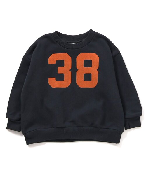 BREEZE（ブリーズ）の「ロゴナンバリングトレーナー（スウェット・キッズ・グリーン/チャコール/オフホワイト/レッド・100/80/140/130/120/110/90）」の8枚目の写真