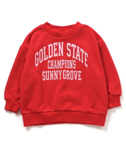 BREEZE（ブリーズ）の「ロゴナンバリングトレーナー（スウェット・キッズ・グリーン/チャコール/オフホワイト/レッド・100/80/140/130/120/110/90）」の11枚目の写真