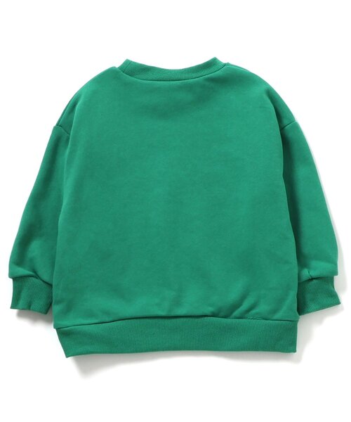 BREEZE（ブリーズ）の「ロゴナンバリングトレーナー（スウェット・キッズ・グリーン/チャコール/オフホワイト/レッド・100/80/140/130/120/110/90）」の12枚目の写真