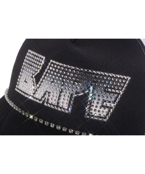 A BATHING APE（アベイシングエイプ）の「BAPE CRYSTAL MESH CAP（キャップ・メンズ・ブラック/パープル・FREE）」の9枚目の写真
