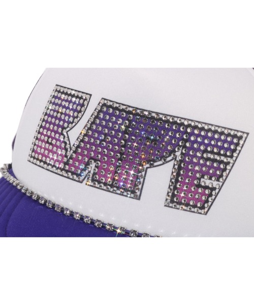 A BATHING APE（アベイシングエイプ）の「BAPE CRYSTAL MESH CAP（キャップ・メンズ・ブラック/パープル・FREE）」の10枚目の写真