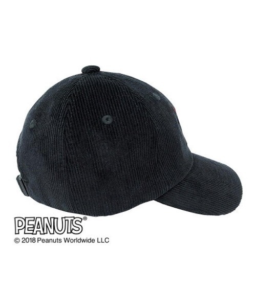 SNOOPY（スヌーピー）の「スヌーピー コールテン ワンポイントCAP レッド TOMO（キャップ・レディース・マルチ・FREE）」の3枚目の写真