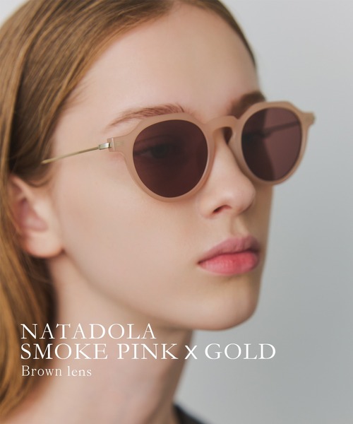 jugaadXX】Natadola smoke pink×gold（サングラス）｜jugaadXX（ジュ