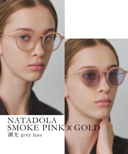 jugaadXX】Natadola smoke pink×gold（サングラス）｜jugaadXX（ジュ