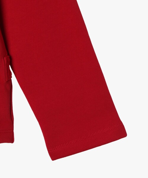 agnes b.（アニエスベー）の「キッズ コットン メルトン 長袖 カーディガンプレッション（カーディガン/ボレロ・キッズ・レッド系その他・4YEAR/6YEAR/8YEAR/10YEAR/12YEAR）」の5枚目の写真