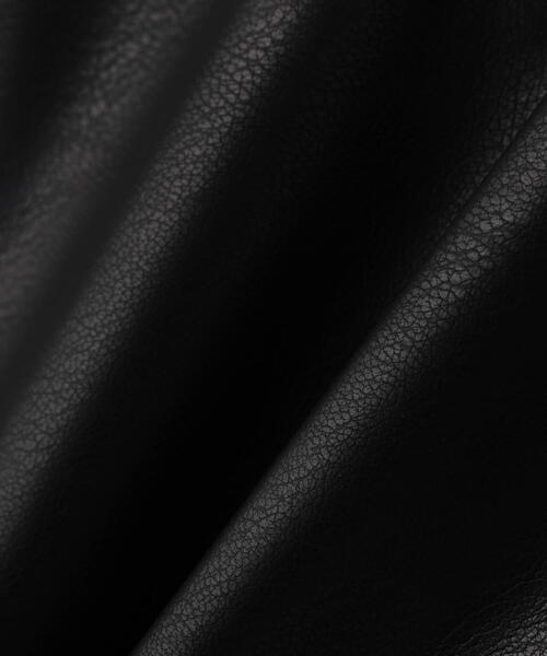 Toironier（トワロニエ）の「Toironier/トワロニエ/Artificial Leather Work（ブルゾン・メンズ・ブラウン/ブラック・1）」の13枚目の写真