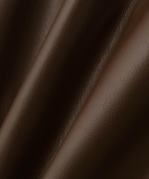 Toironier（トワロニエ）の「Toironier/トワロニエ/Artificial Leather Work（ブルゾン・メンズ・ブラウン/ブラック・1）」の22枚目の写真