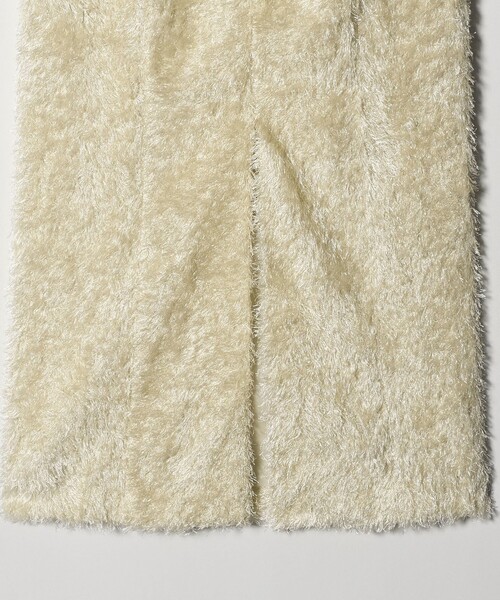 H　BEAUTY&YOUTH UNITED ARROWS（エイチビューティーアンドユースユナイテッドアローズ）の「＜H＞ポリエステル フリンジ ロングスカート（スカート・レディース・ベージュ/ブラック・S/M）」の10枚目の写真