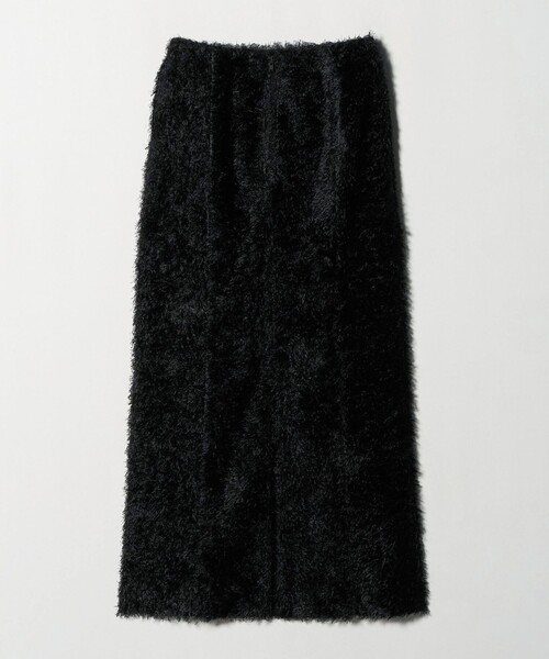 H　BEAUTY&YOUTH UNITED ARROWS（エイチビューティーアンドユースユナイテッドアローズ）の「＜H＞ポリエステル フリンジ ロングスカート（スカート・レディース・ベージュ/ブラック・S/M）」の14枚目の写真