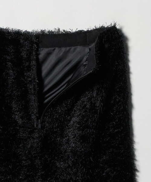 H　BEAUTY&YOUTH UNITED ARROWS（エイチビューティーアンドユースユナイテッドアローズ）の「＜H＞ポリエステル フリンジ ロングスカート（スカート・レディース・ベージュ/ブラック・S/M）」の15枚目の写真