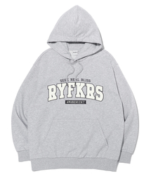 RAYFIKERS（レイフィカース）の「ブリスロゴパッチフードパーカー MQ6TU138_MELANGE GREY（パーカー）」