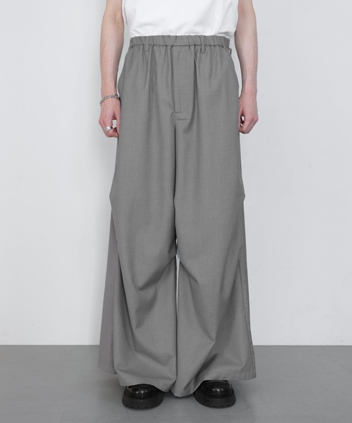 LILL(リル)の「【脱着可能】TR2wayスカートスラックス(スラックス・メンズ・ブラック/ライトグレー/チャコールグレー・XL/L/M/S)」の6枚目の写真