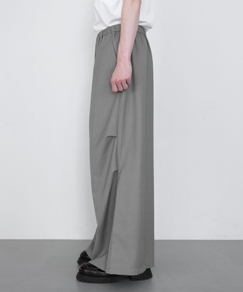 LILL(リル)の「【脱着可能】TR2wayスカートスラックス(スラックス・メンズ・ブラック/ライトグレー/チャコールグレー・XL/L/M/S)」の7枚目の写真