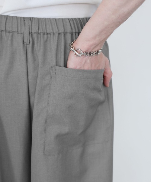 LILL(リル)の「【脱着可能】TR2wayスカートスラックス(スラックス・メンズ・ブラック/ライトグレー/チャコールグレー・XL/L/M/S)」の16枚目の写真