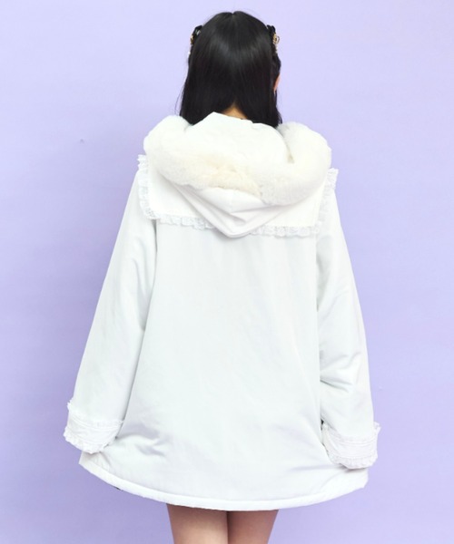 Secret Honey(シークレットハニー)の「ダッフルモチーフブルゾン(ダッフルコート・レディース・ブラック/オフホワイト・MEDIUM)」の6枚目の写真