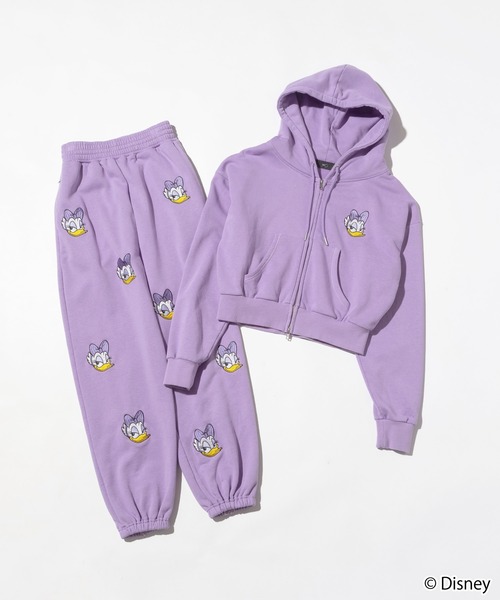 WCJ（ダブルシージェイ）の「Disney / EMBROIDERY ZIP HOODIE（パーカー・レディース・ピンク/パープル・FREE）」の16枚目の写真