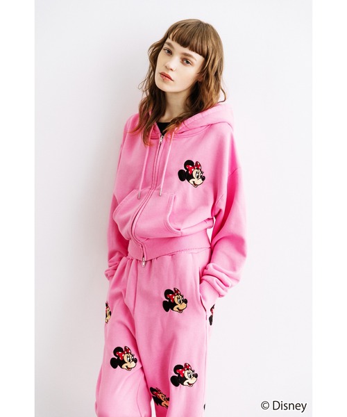 Disney / EMBROIDERY ZIP HOODIE（パーカー）｜WCJ（ダブルシージェイ