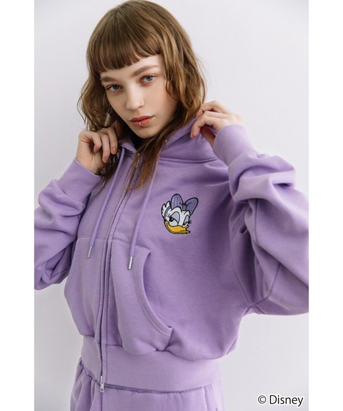 Disney / EMBROIDERY ZIP HOODIE（パーカー）｜WCJ（ダブルシージェイ