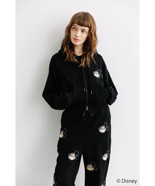 Disney / EMBROIDERY ZIP HOODIE（パーカー）｜WCJ（ダブルシージェイ