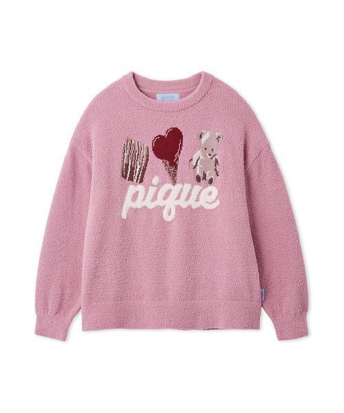 ワンポイントジャガードプルオーバー（ルームウェア/パジャマ