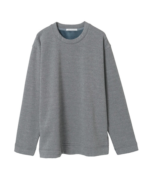 MEN'S MELROSE（メンズメルローズ）の「ボンバーヒートTシャツ（Tシャツ/カットソー・メンズ・ライトグレー/ホワイト×ブラック・2/4/3）」の19枚目の写真