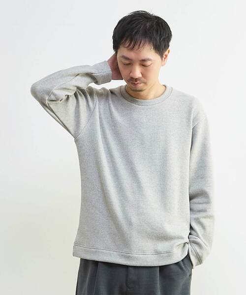 MEN'S MELROSE（メンズメルローズ）の「ボンバーヒートTシャツ（Tシャツ/カットソー・メンズ・ライトグレー/ホワイト×ブラック・2/4/3）」の11枚目の写真
